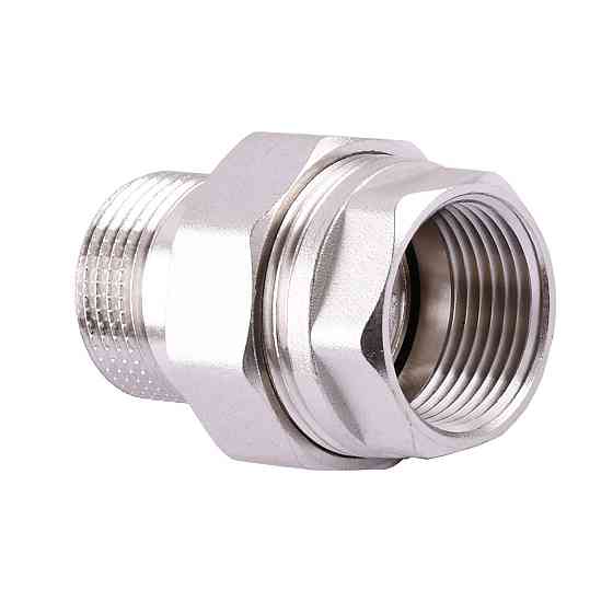 Сгон-американка прямой PROFESSIONAL 3/4″ НИКЕЛЬ QP160 (000005103) Киев