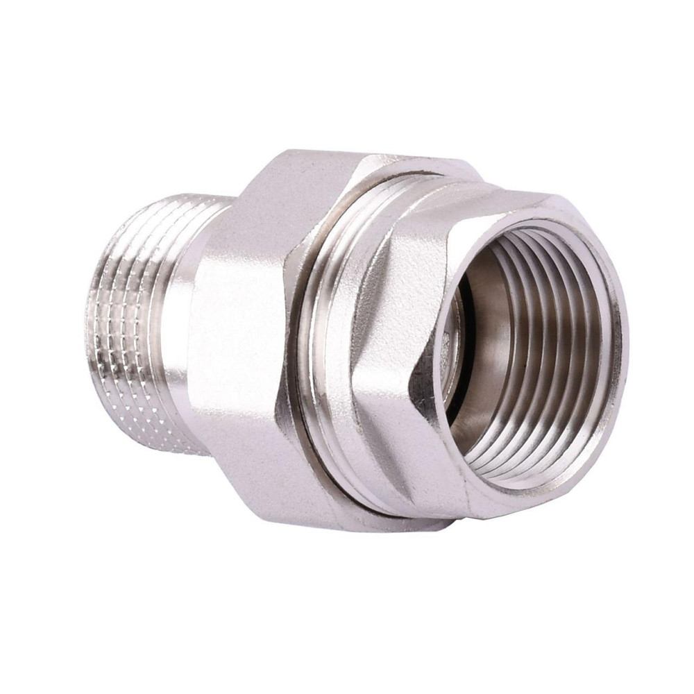 Сгон-американка прямой PROFESSIONAL 3/4″ НИКЕЛЬ QP160 (000005103) Киев - изображение 2