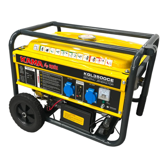 Электро генератор Kama KGL3500CE с электростартером 2.8кВт Винница