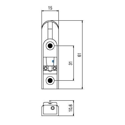 Бридж для гитары Paxphil BB115 Gold Винница