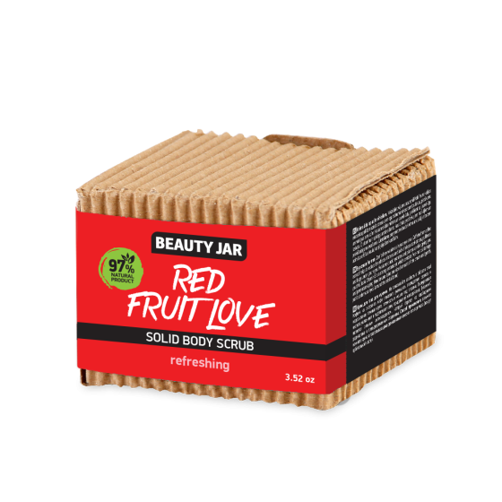 Твердий скраб для тіла Червоне фруктове кохання Beauty Jar 100 г Вінниця