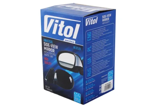 Зеркало наружное  складное хром. Vitol (2 шт.) Винница