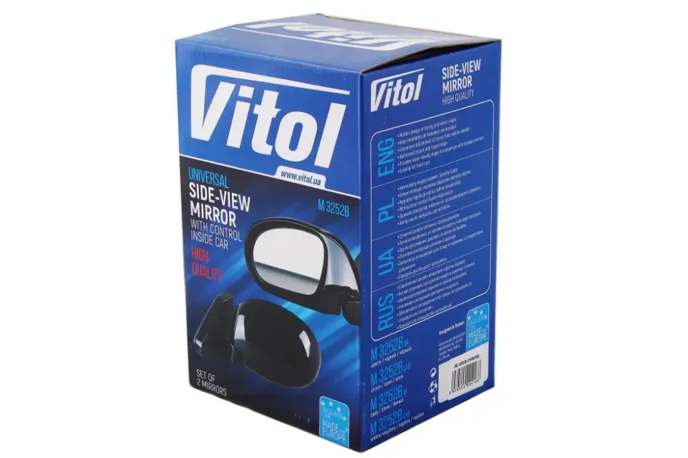 Зеркало наружное  складное хром. Vitol (2 шт.) Винница - изображение 4