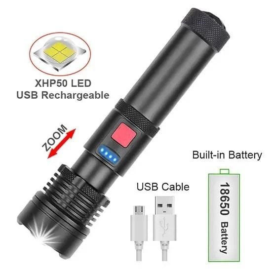 Потужні ліхтарики X-Balog, Ручний ліхтар з двома режимами роботи, Армійські тактичні ліхтарі MI-98 Львів - фото 18