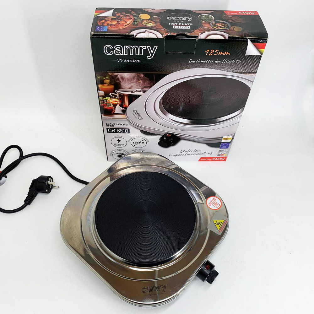 Плита електро для домашнього приготування, Переносна компактна електроплита, Плита кухонна переносна TY-85 Львів - фото 6