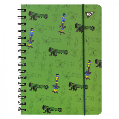 Блокнот Yes А5 80 листов на спирали с резинкой Мстители клетка (151836) Винница - изображение 1