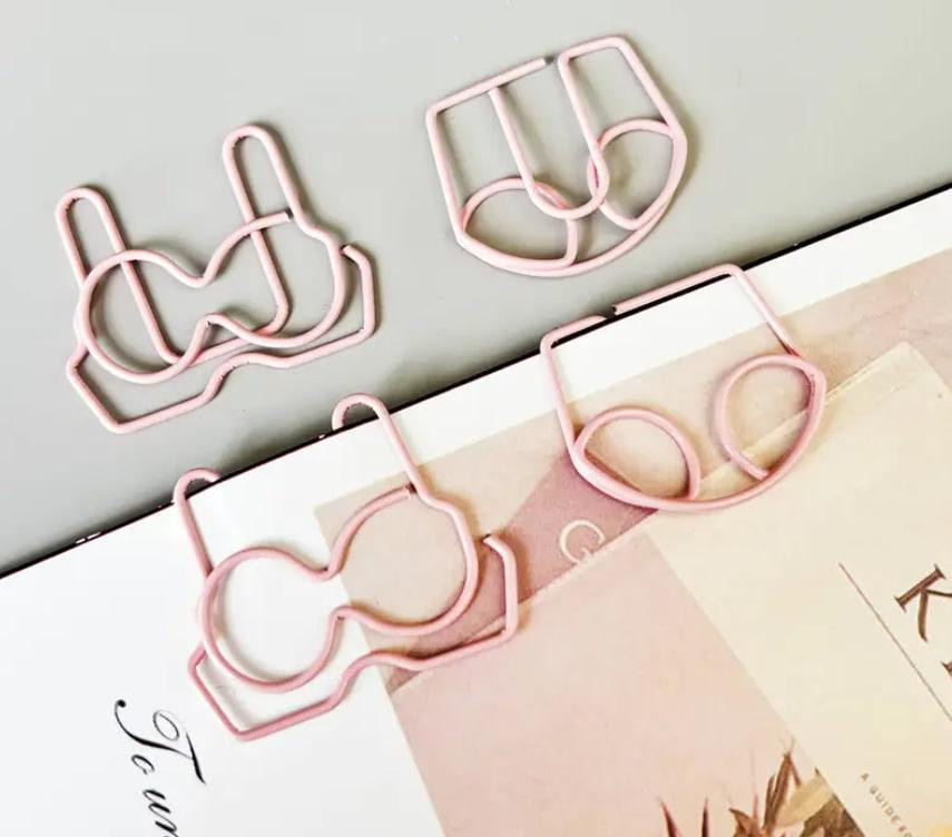 10 шт. Бюстгальтеры, креативные розовые скобы для бумаги. Киев - изображение 7