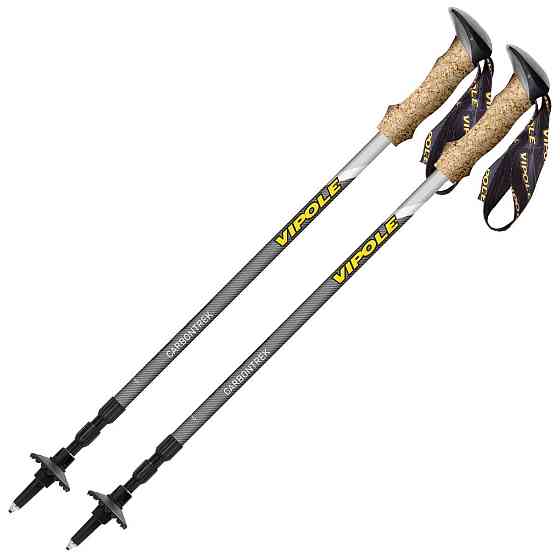 Палки трекинговые Vipole Carbontrek Cork DLX (S25 02) Вінниця