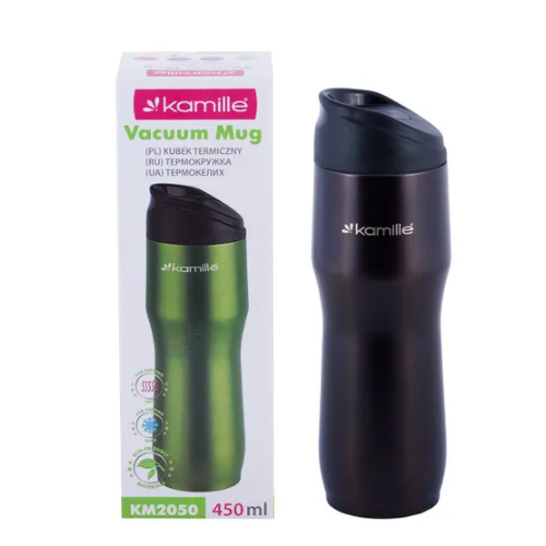 Термочашка 400мл нержавіюча сталь (мікс) KAMILLE 2050 Житомир - изображение 11