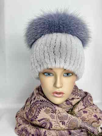 Шапка хутряна жіноча кубанка Медея Сірий Харків