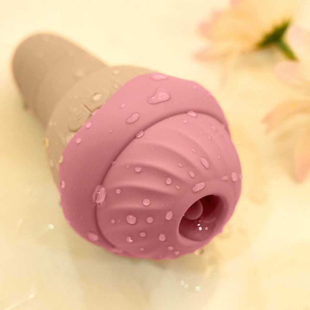Вибратор и вакуумный стимулятор с язычком Sweet Em 0067F в форме мороженого Sex Aura Киев - изображение 3