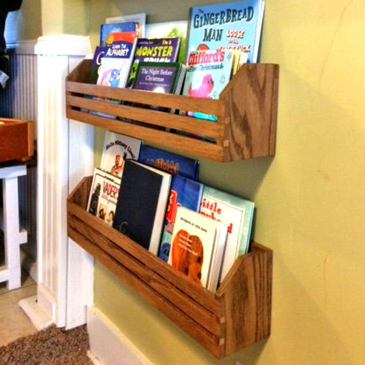 Настінна книжкова полиця "Атлас 80" капучино Миколаїв - фото 3