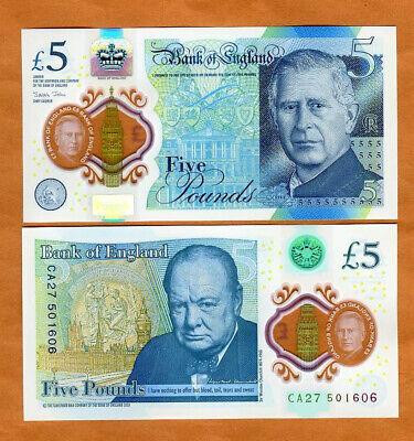 Великобританія / Великобритания / Great Britain 5 Pounds (2024) Pick NEW UNC Полтава - изображение 1