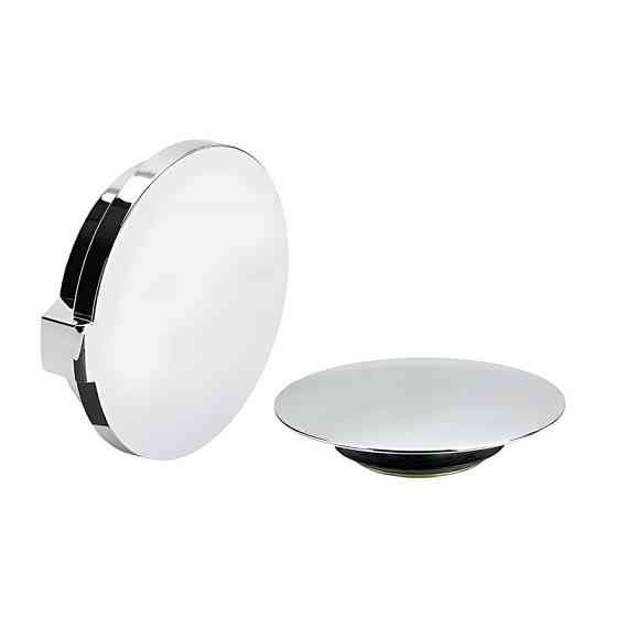 Напівавтоматичний сифон для ванни Koer BD-04-01 з переливом і хромованим оздобленням, без ревізії, 1 1/2''' (KR54) Харків