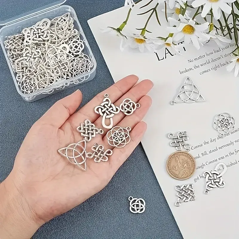 Набір 25 кулонів “Кельтські символи” – сріблястий метал Київ - фото 4