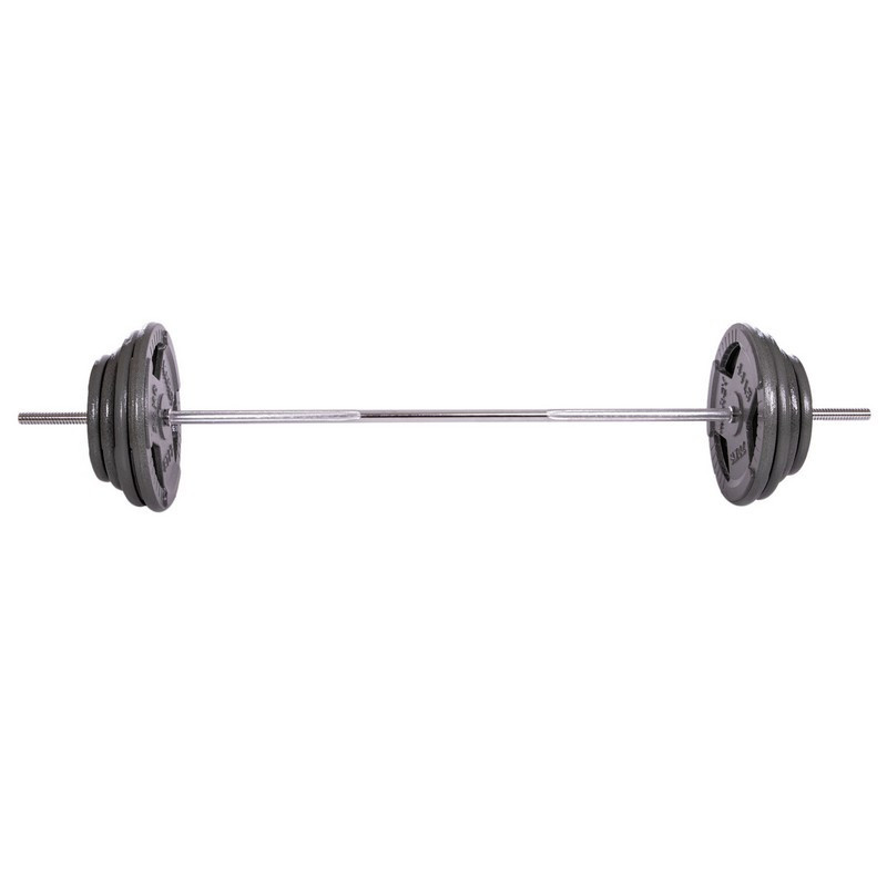 Штанга прямая со стальными блинами на 115 кг длина-1,8м Sport 2431-115 Киев - изображение 2
