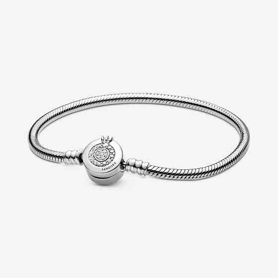 Серебряный браслет для намистин Пандора"Корона" 599046C01 18 MasterSem Київ