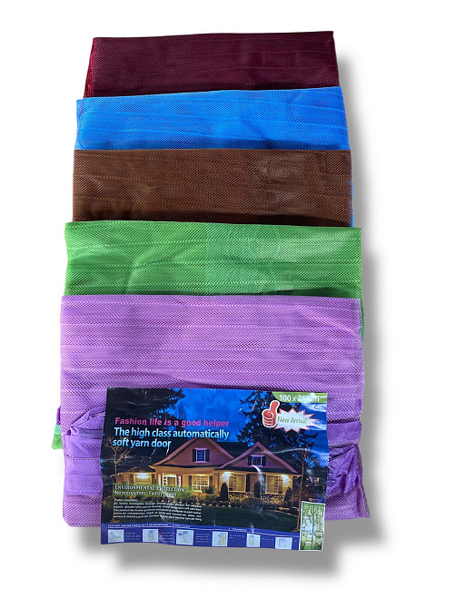 Москитная штора на магнитах для дверей 100х210 см Харьков - изображение 1