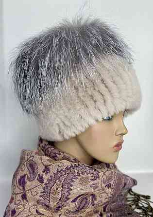 Шапка хутряна жіноча кубанка Софі Бежевий Харків