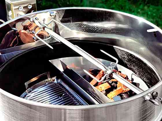 Вертіль Slow and Sear для вугільних грилів 57 см SNS-KET-ROT Код: 013146 Рівне