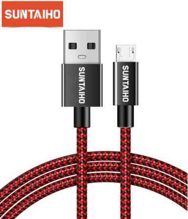 MicroUsb кабель Suntaiho 1 м Red Київ