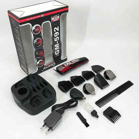 Професійний бездротовий тример GEMEI GM-592, Машинка-тример 3 в 1 для стрижки волосся LU-57 Івано-Франківськ