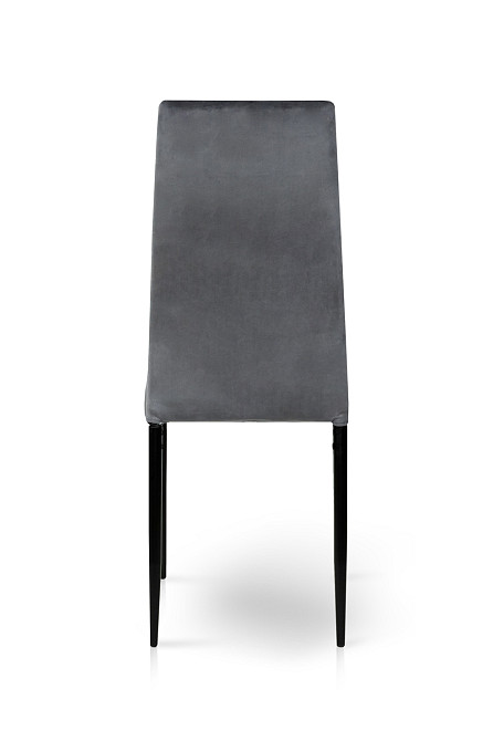 Стілець Айс, чорний/велюр темно-сірий Киев - изображение 4
