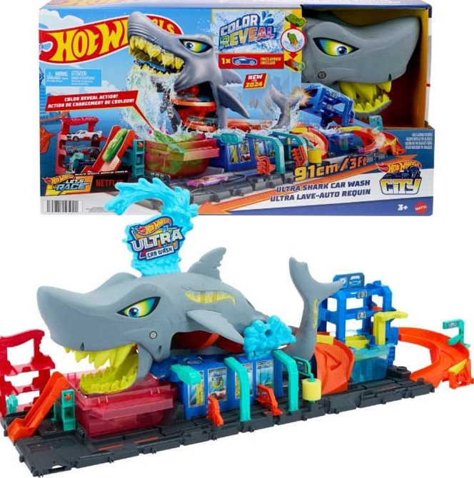 Трек набор Хот Вилс Сити Автомойка Супераккула Hot Wheels HTN82.  ОРИГІНАЛ! Харьков - изображение 8