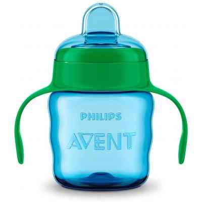 Поїльник-непроливайка Philips AVENT з м&apos;яким носиком 200 мл блакитний, 6 міс+ (SCF551/05) Вінниця