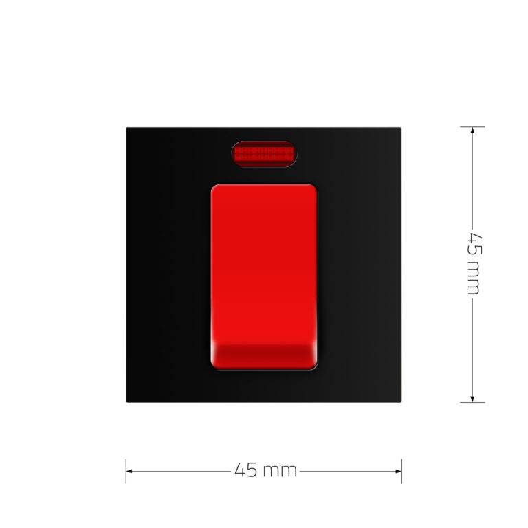 Майстер-вимикач LIVOLO, чорний, 20А 230В, модуль без рамки (VL-FCMKV20A-2BP) Коломия - фото 4