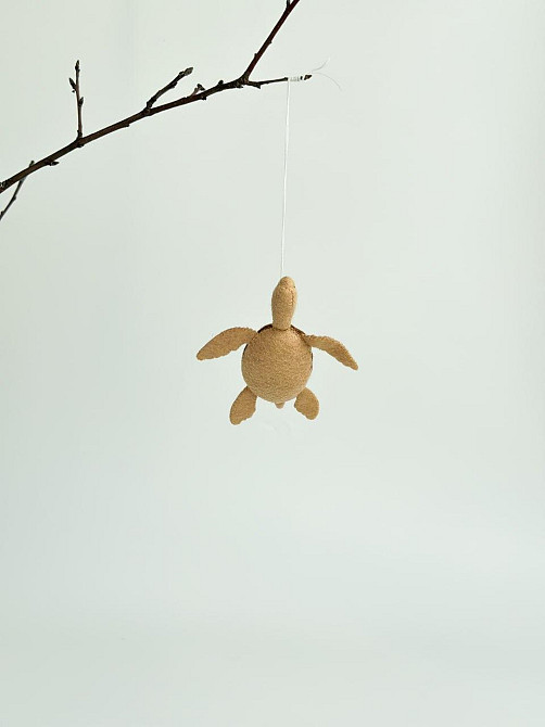 Мягкая фетровая игрушка морська черепаха ручной работы – безопасная развивающая игрушка Киев - изображение 4