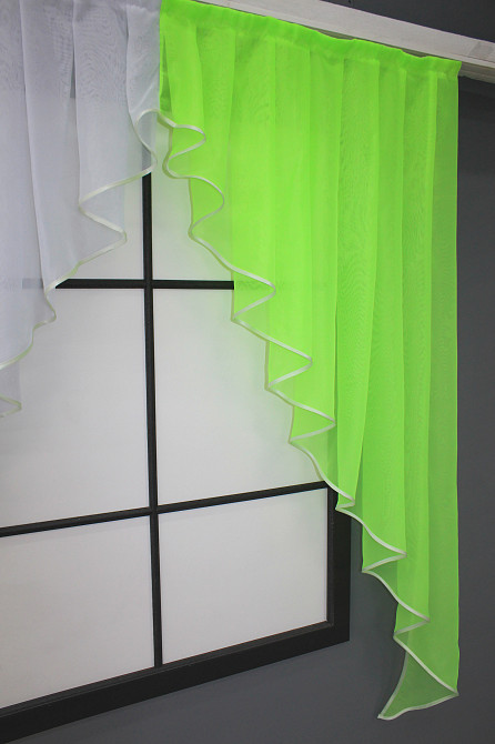 Кухонный комплект VR-Textil № 00к неоново-салатовый с белым 150х170 см (59-893) Киев - изображение 3