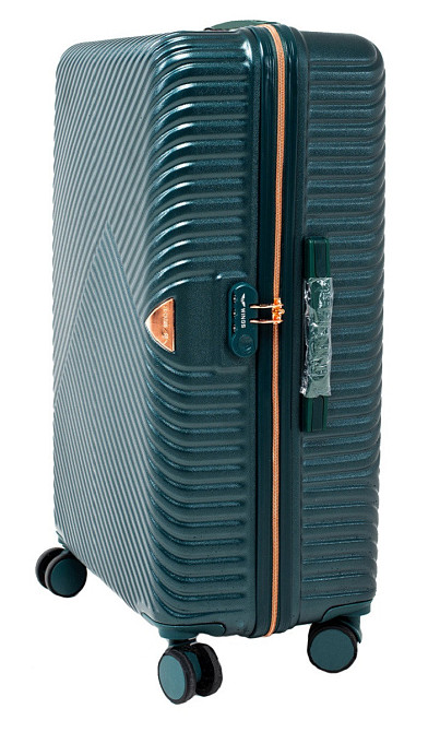 Валіза пластикова WINGS WN01 велика темно-зелена Київ - фото 2