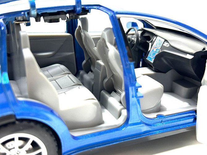 Машина Автосвіт Tesla Model X інерційна відчиняються двері капот багажник 20см Синя (AP-1722) Чернігів - фото 3