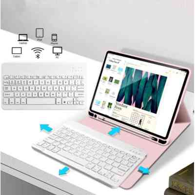 Чехол для планшета BeCover with keyboard Apple iPad Mini 6 2021 Pink (712990) Винница