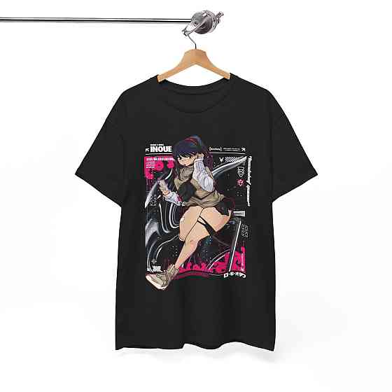 Футболка аниме Блич оверсайз (S/M/L) Черний AnimeJ0283 Днепр