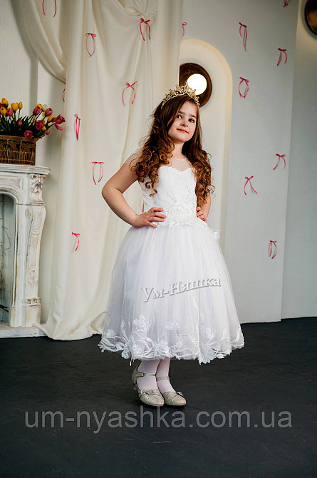 Белое нарядное платье Кривой Рог - изображение 3