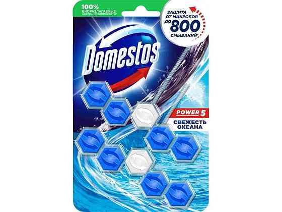 Туалетний блок д/унітаза Power5 Свіжість Океану 2штх55г ТМ Domestos Київ