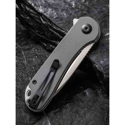 Нож Civivi Elementum, Satin, сірий G10 (C907B) Винница