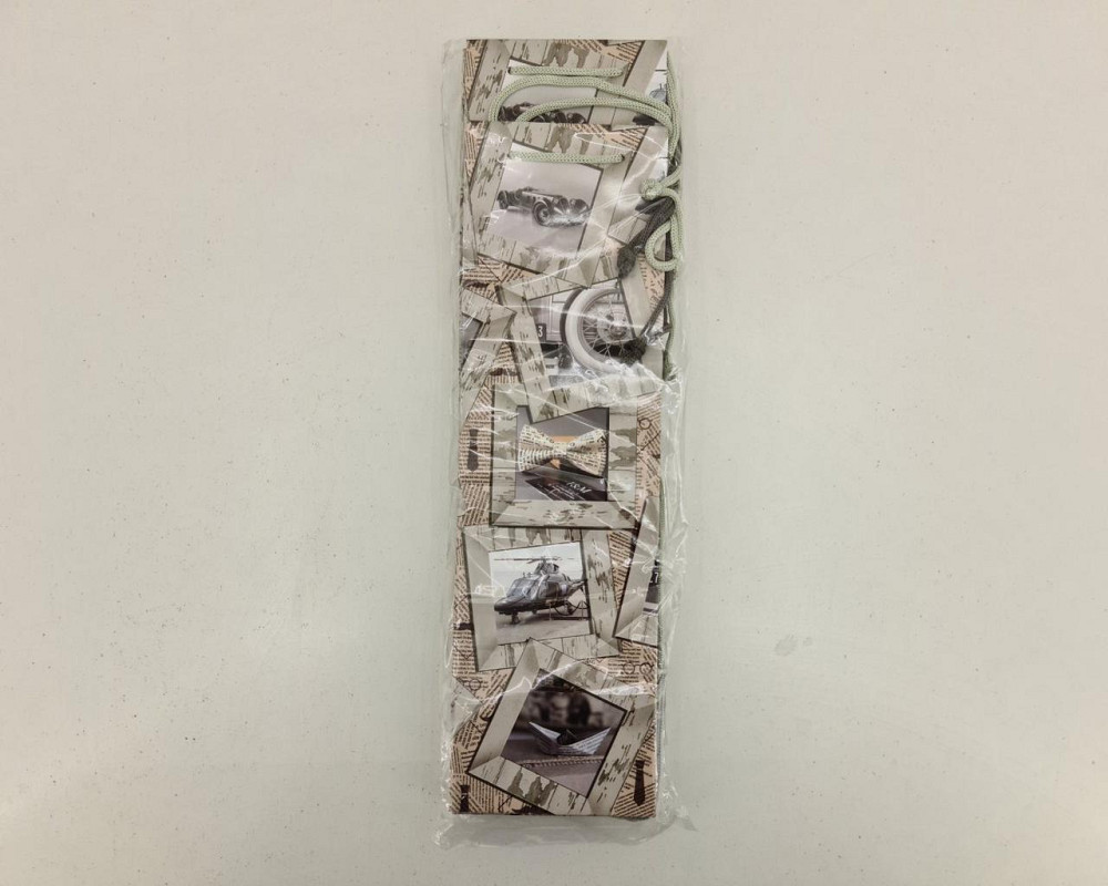 Пакет бумажный подарочный под бутылку  12/9/36(артBUT-75) (12 шт) Харьков - изображение 2