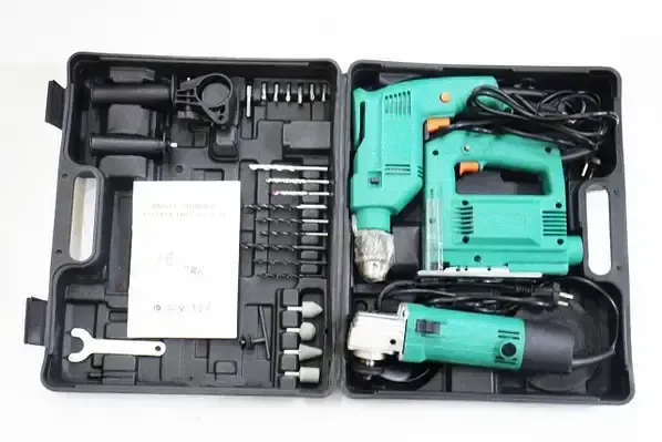 Набор инструментов 3в1 Дрель, Лобзик, Болгарка с набором сверл и бит Коломия - фото 1