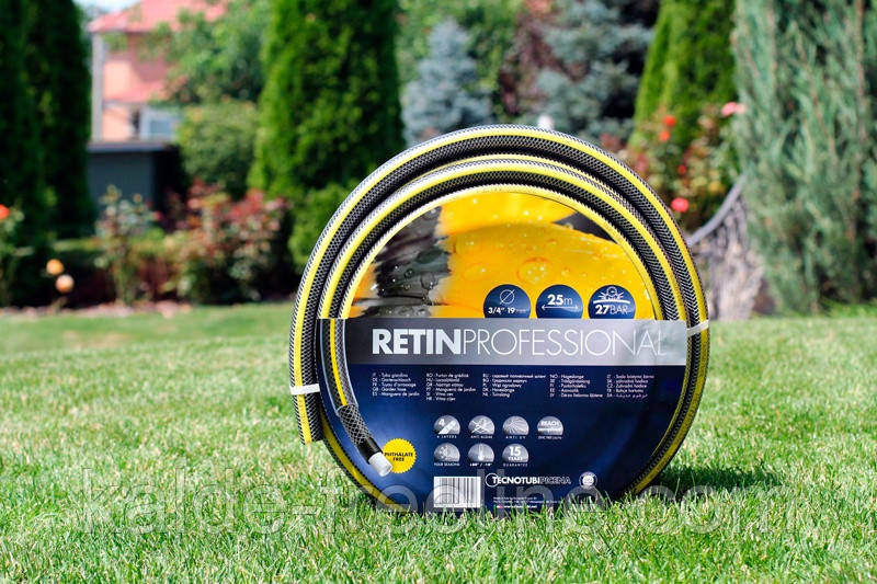Шланг садовий Tecnotubi Retin Professional для поливу діаметр 3/4 дюйма, довжина 15 м (RT 3/4 15) Харьков - изображение 2