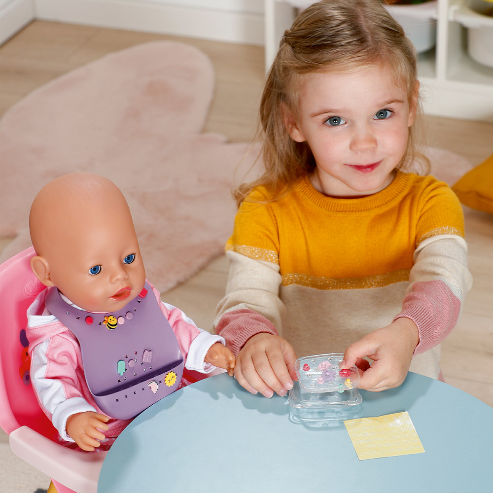 Нагрудник для ляльки Baby Born серії Pinplay – Стильне годування Днепр - изображение 10