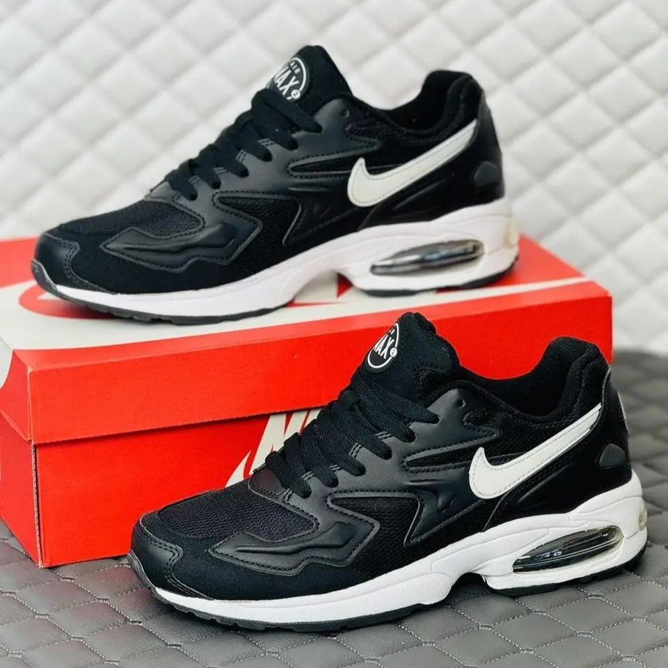 Чоловічі Чорні Термо Кросівки Nike 90 Air Max 2 Шкіряні Найк Єврозима (розміри: 42,43,44) Відео Огляд Дніпро - фото 4