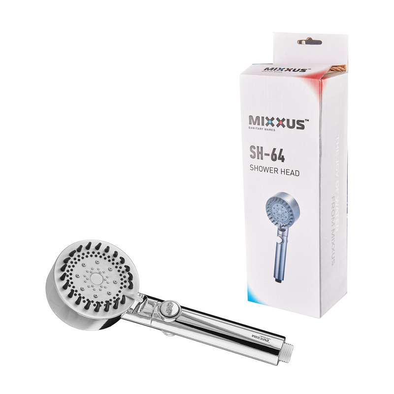 Лійка для душу Mixxus SH-64 5 функцій (Колір хром) (MI8302) ( 26224 ) Харків - фото 2