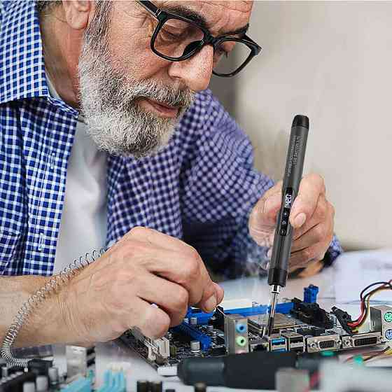 Паяльник з регулюванням температури 8Вт,USB,260-420 ° C,C200S G SET SBR Київ