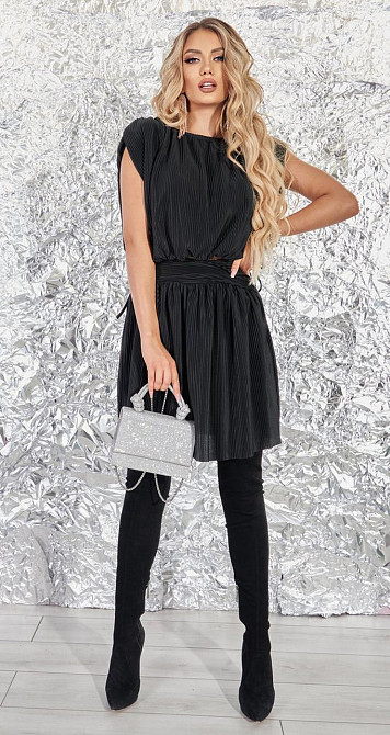 Костюм плісе PALOMA чорний (42) Київ - фото 2