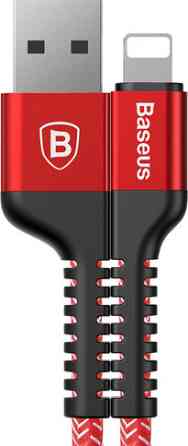Кабель BASEUS Anti-break Lightning Cable 1.5M красный Киев