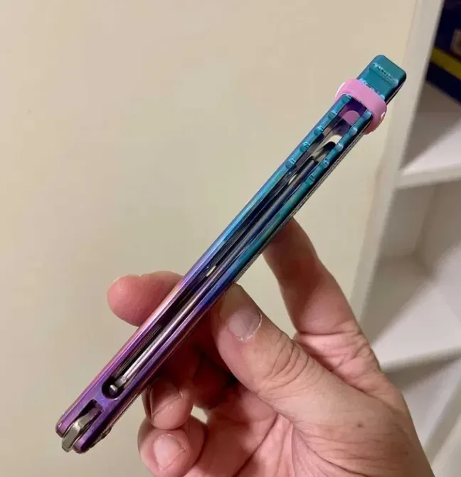 Kraken v3 Титан от Armed Shark тренировочный нож-бабочка, балисонг Харьков - изображение 3