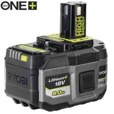 Аккумулятор к электроинструменту Ryobi ONE+ RB1880T High Energy Lithium+, 18V, 8Ah, 1.3кг (5133006264) Винница